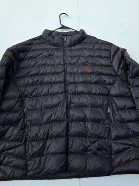 Men's Polo Ralph Lauren Black Bleeker Packable Quilted Down Jacket